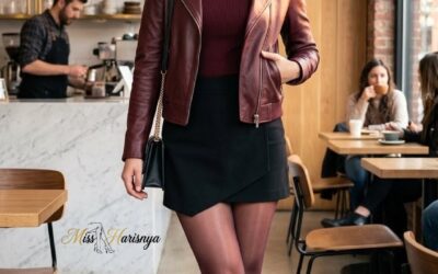 Vendredi casual chic – Le bordeaux fait sa dernière sortie de la saison